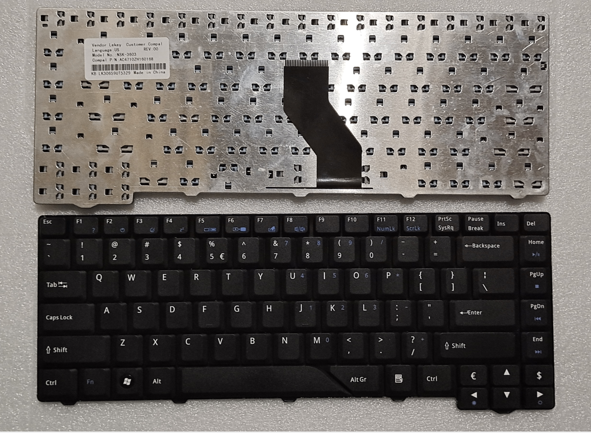 Picture of New Replacement Laptop Keyboard For ACER 4710 BLACK (OEM) US Layout